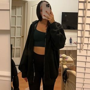 Brandy Melville Zip-up Hoodie